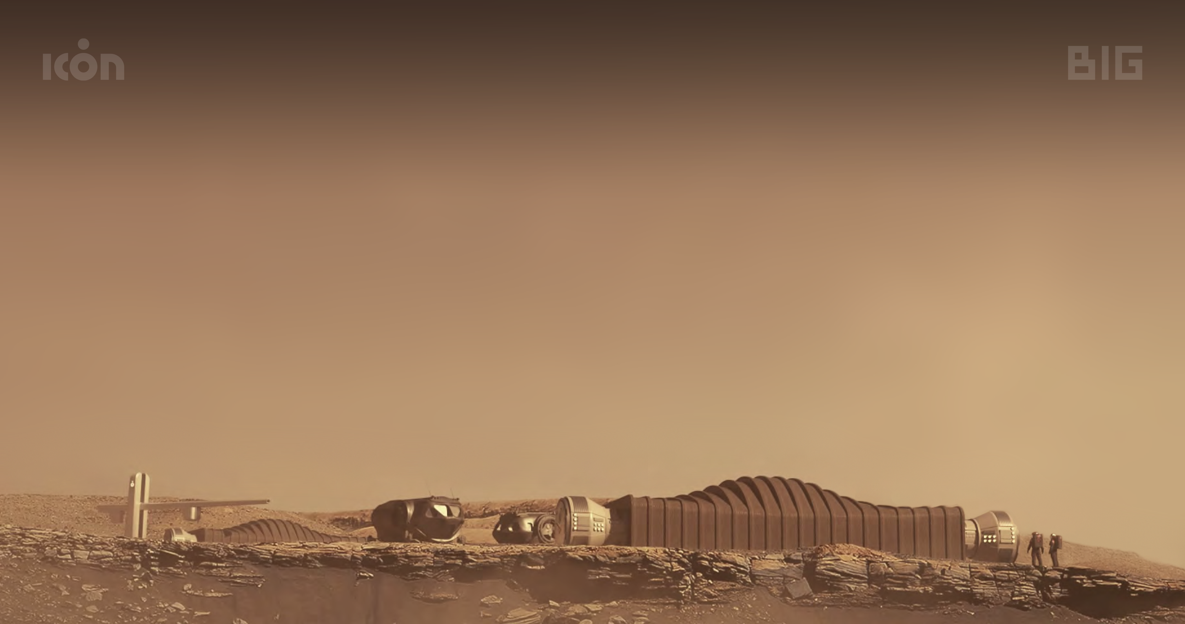 ICON NASA CHAPEA Mars-Dune-Alpha concept rendering a