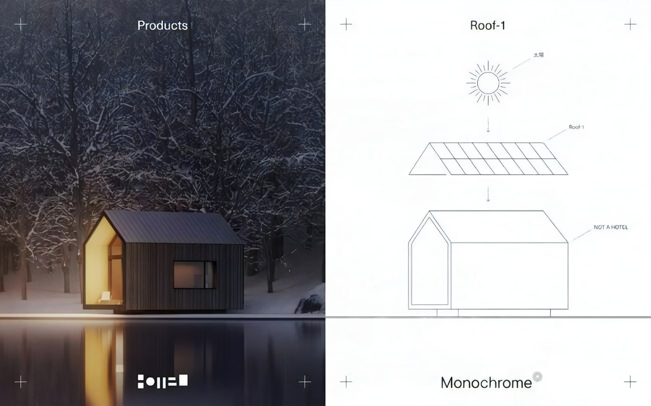 ホテルにもできる別荘「NOT A HOTEL」と、未来の太陽光パネル「Roof-1」が提携─オフグリッドも可能に