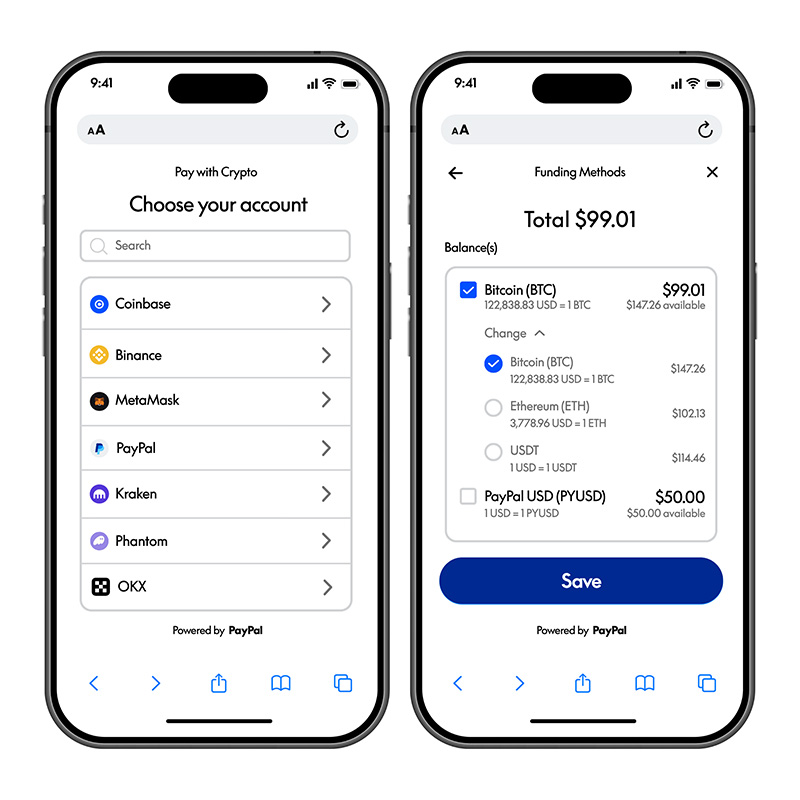 PayPal、暗号通貨決済サービス「Pay with Crypto」を発表―取引手数料を最大90%削減、100種類以上の暗号通貨で支払い可能