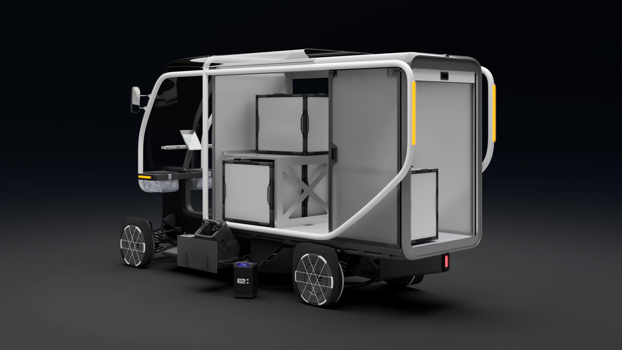 Rendering early-stage Fastport eQuad prototype 3