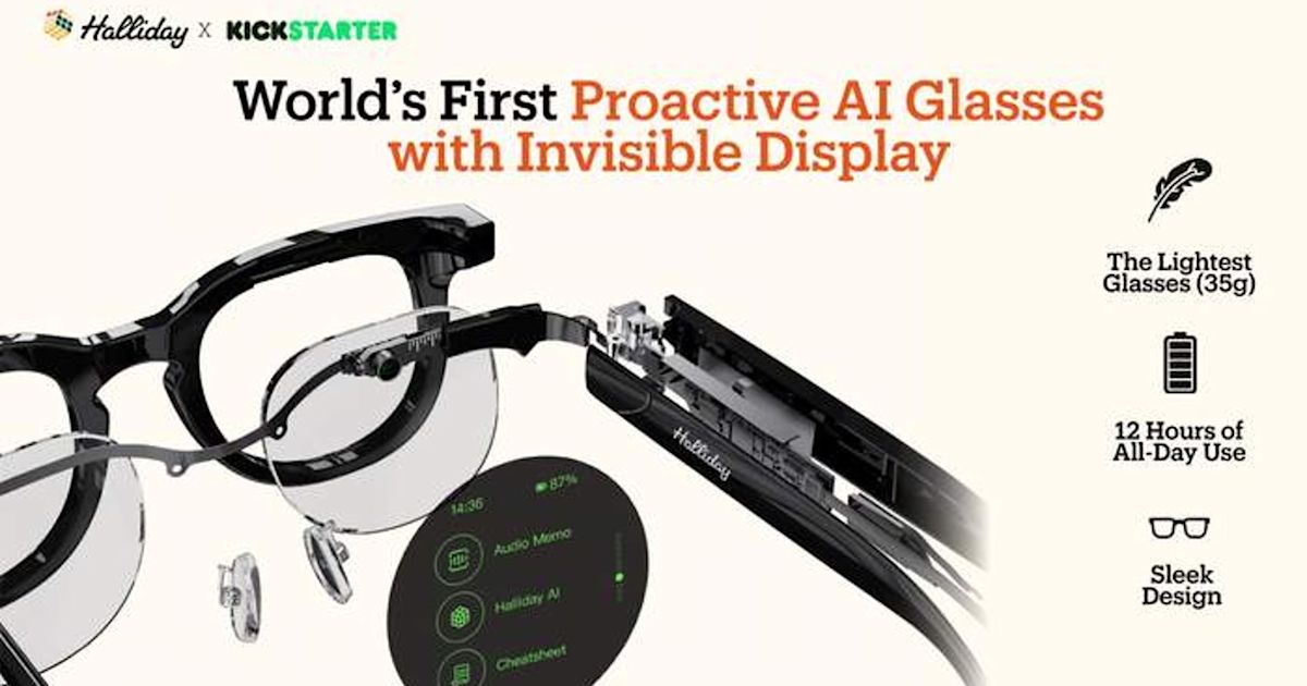 情報を網膜に直接投影するAIスマートグラス「Halliday Glasses」発売へ 情報を網膜に直接投影するAIスマートグラス「Halliday Glasses」発売へ