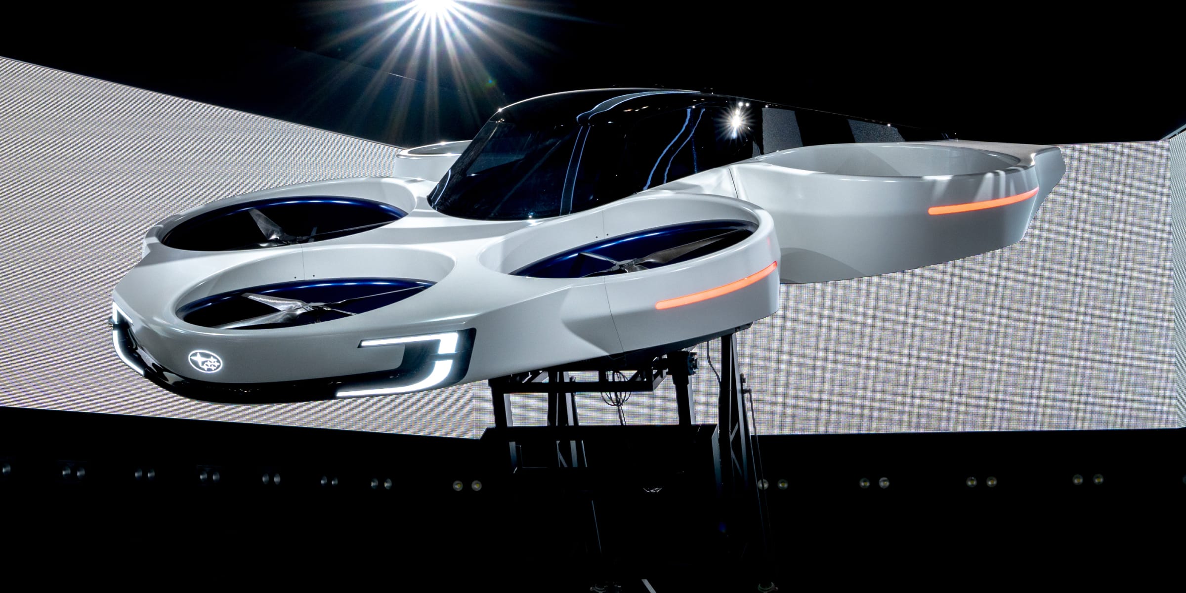 スバル、「空飛ぶクルマ」のコンセプトモデル「SUBARU AIR MOBILITY Concept」を初公開、JAPAN MOBILITY SHOW 2023