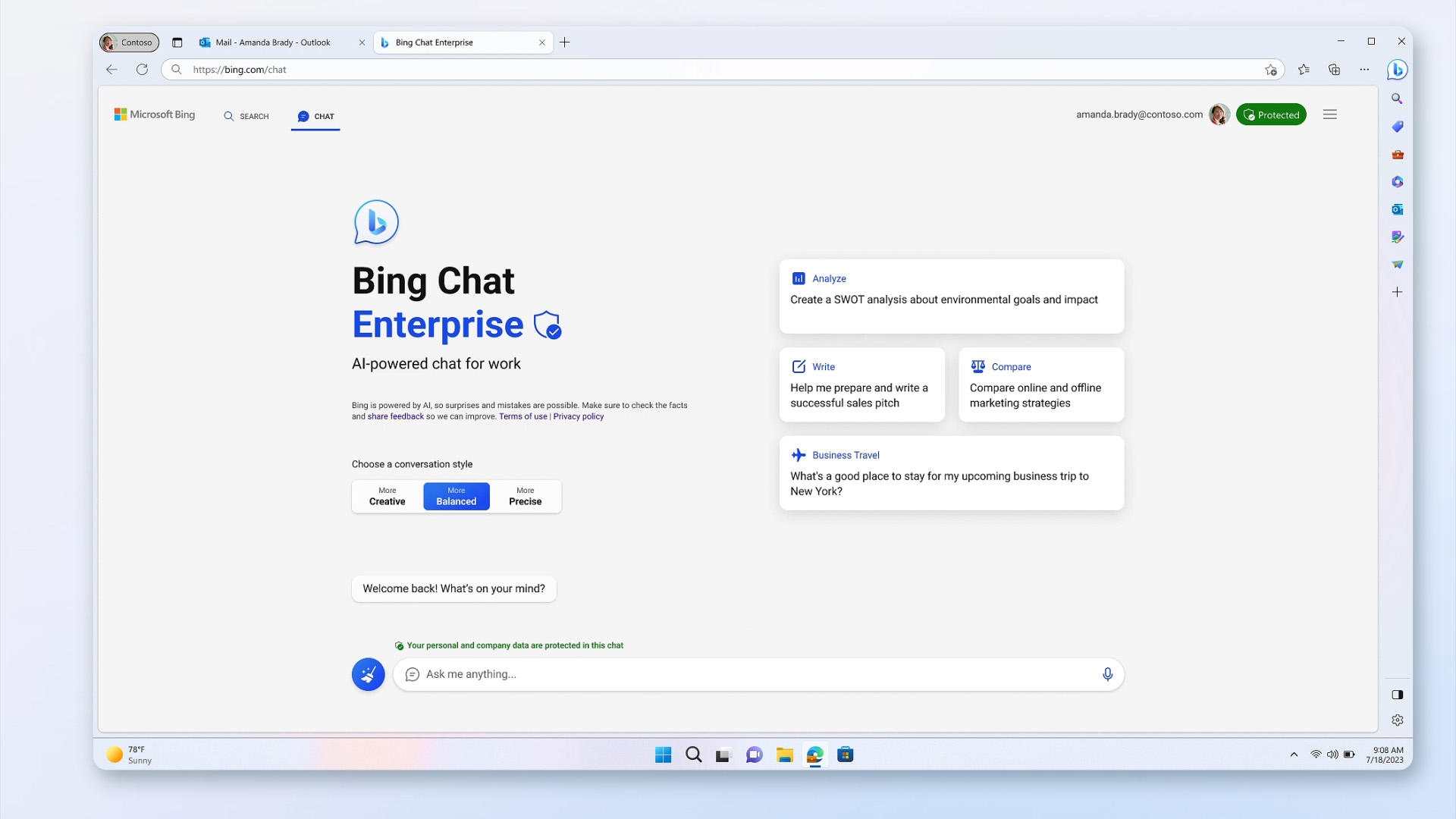 マイクロソフト、情報漏洩が防げる企業向けAIチャット「Bing Chat Enterprise」を提供開始─月額5ドルでの提供を予定