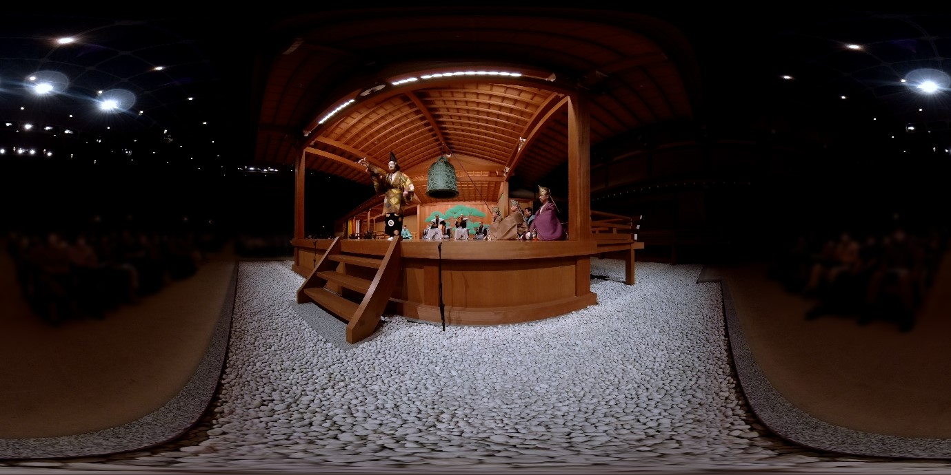 能楽師が生涯、数回しか舞わない能楽の大曲『道成寺』を360度映像で撮影、VR化して限定公開