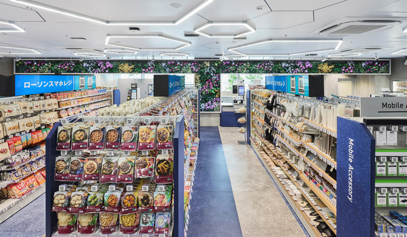 KDDIとローソン、未来コンビニ「Real×Tech LAWSON」の1号店を高輪ゲートウェイシティに開店―KDDIの通信技術を活用