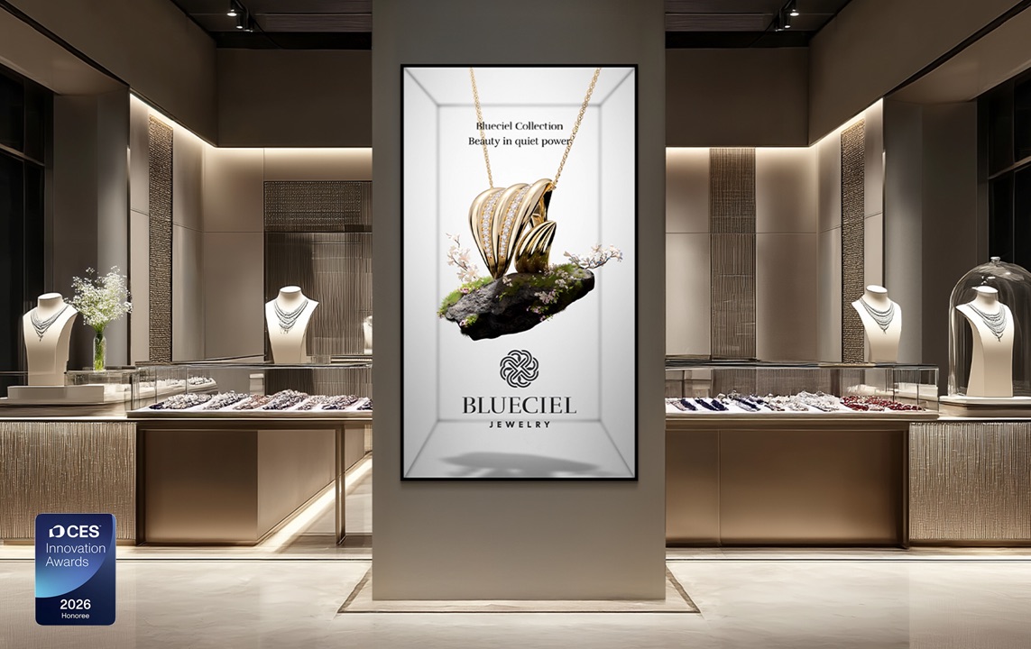 サムスン、メガネ不要の3Dディスプレイ「Spatial Signage」をCES 2026で発表