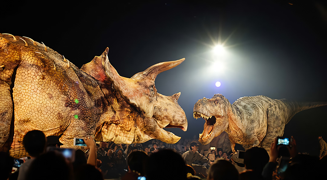 超リアル・縦横無尽に動く恐竜ライブショープロジェクト