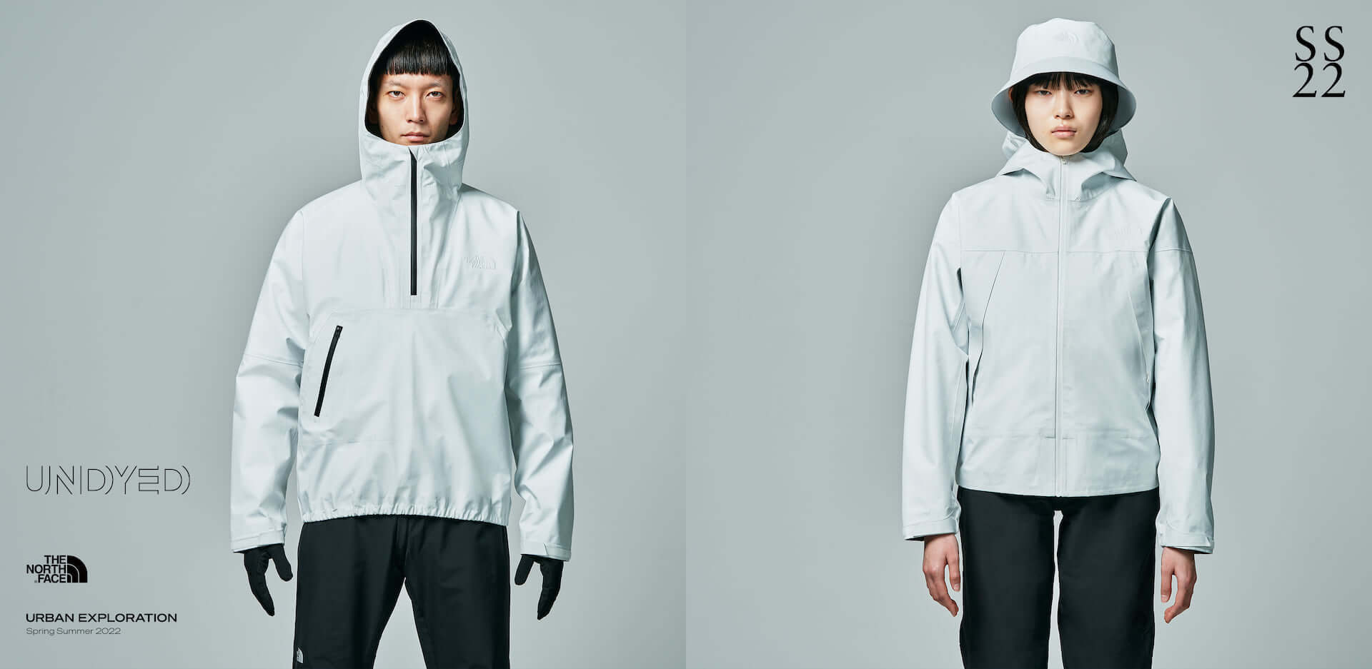 THE NORTH FACEから真っ白な「UNDYED COLLECTION」が登場―無染色技法で環境負荷を低減