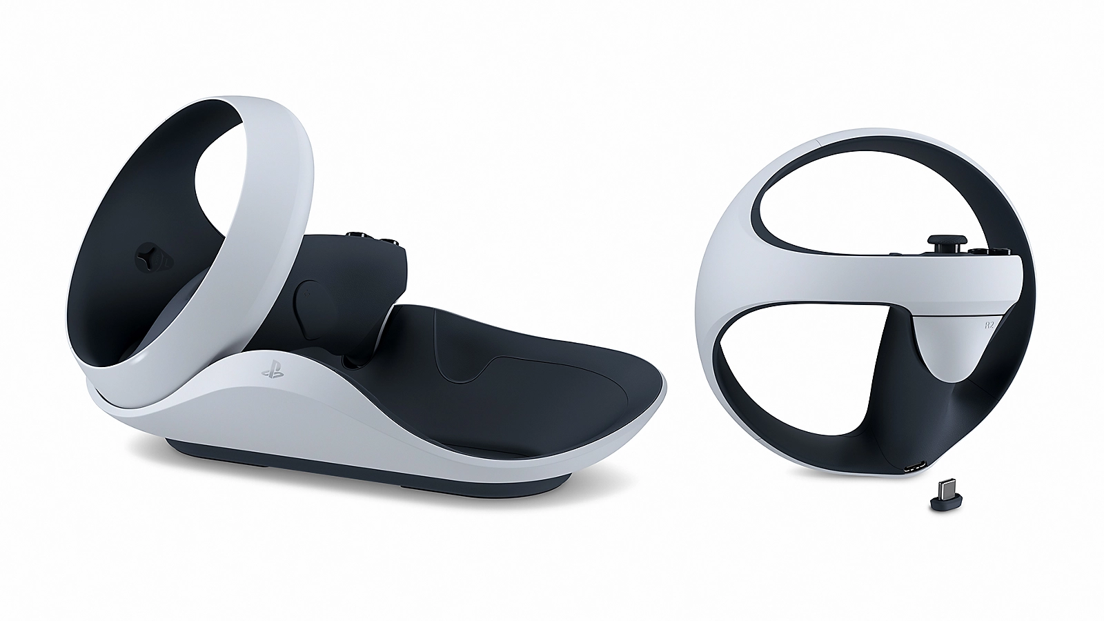 開封品】PS5 PlayStation VR2 充電器付き-