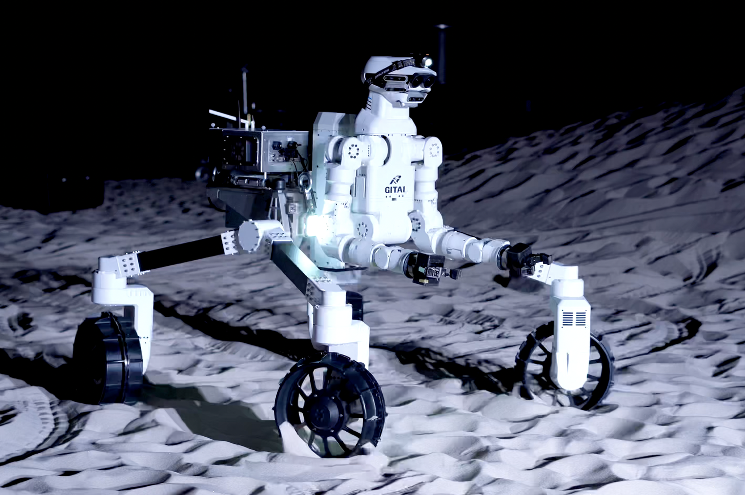 走破性と汎用性を兼ね備えた月面作業用ロボット