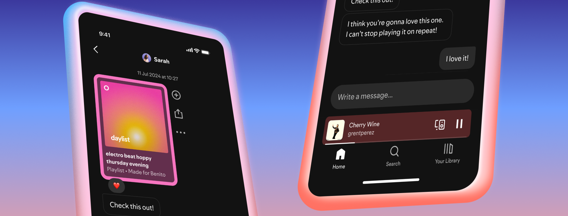 Spotify、新機能「Messages」の提供を開始―アプリ内のユーザー同士でメッセージをやり取り可能