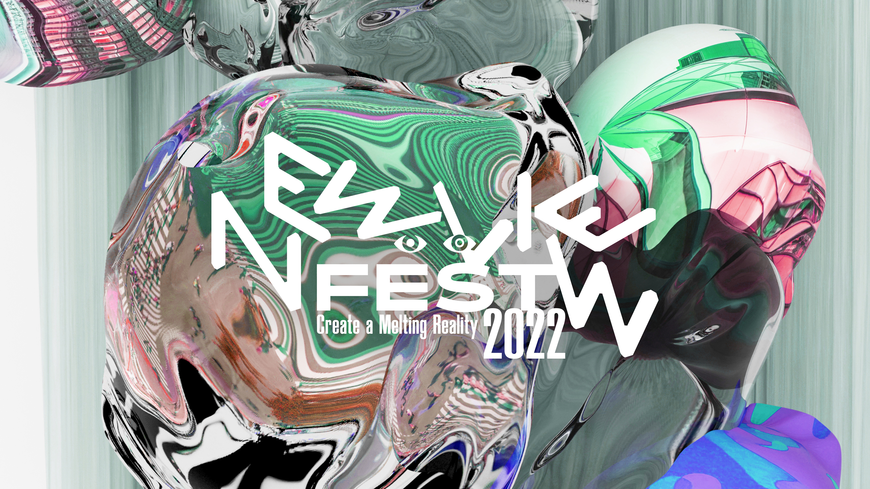 複合型XRイベント「NEWVIEW FEST 2022」が12/23～25開催、キズナアイの歌唱特化型AI「＃kzn」が渋谷に巨大出現でXRライブ