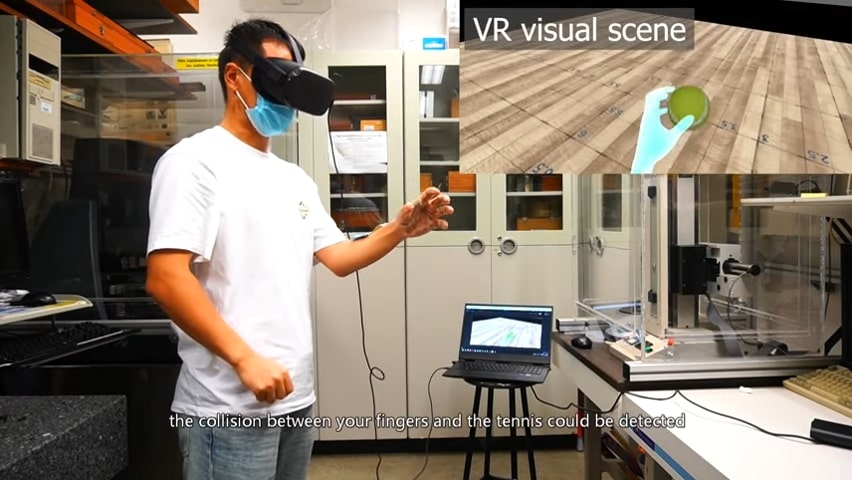 CityU researchers develop wireless, ultrathin 窶彜kin VR窶・2-45 screenshot