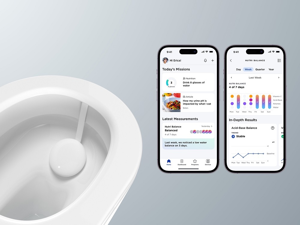 自宅のトイレに設置するだけ、尿で健康管理できるデバイス「U-Scan（ユースキャン）」をCES 2023で発表