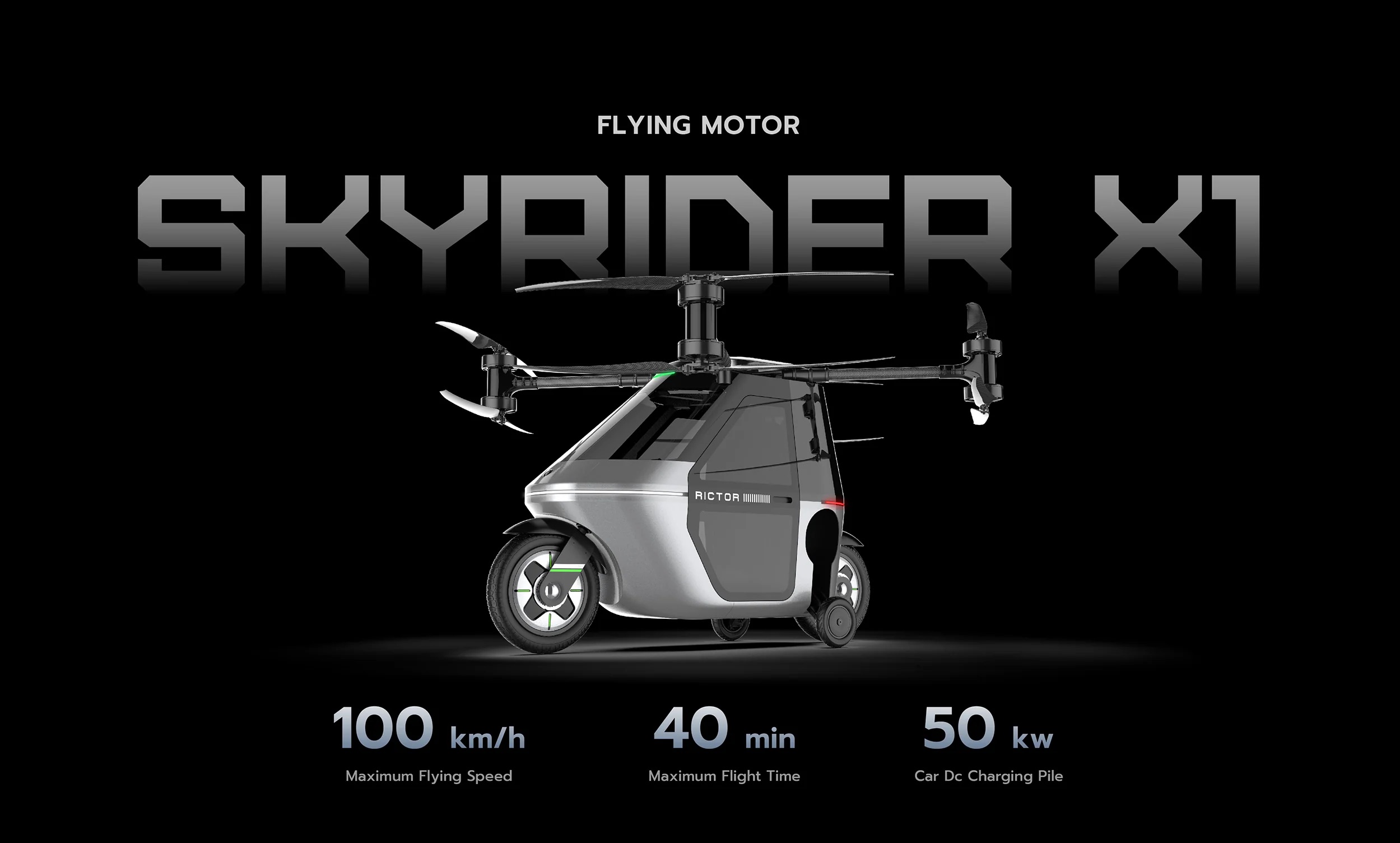 世界初の水陸両用空飛ぶ乗用バイク「Skyrider X1」が公開―【CES 2025】