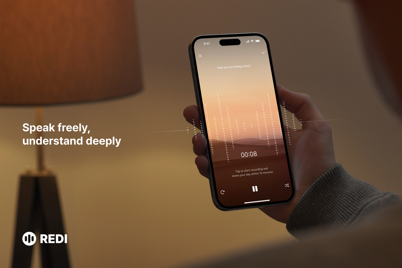 韓国のスタートアップ企業、声でうつ病の初期兆候を検出できるAI日記アプリ「REDI」を発表