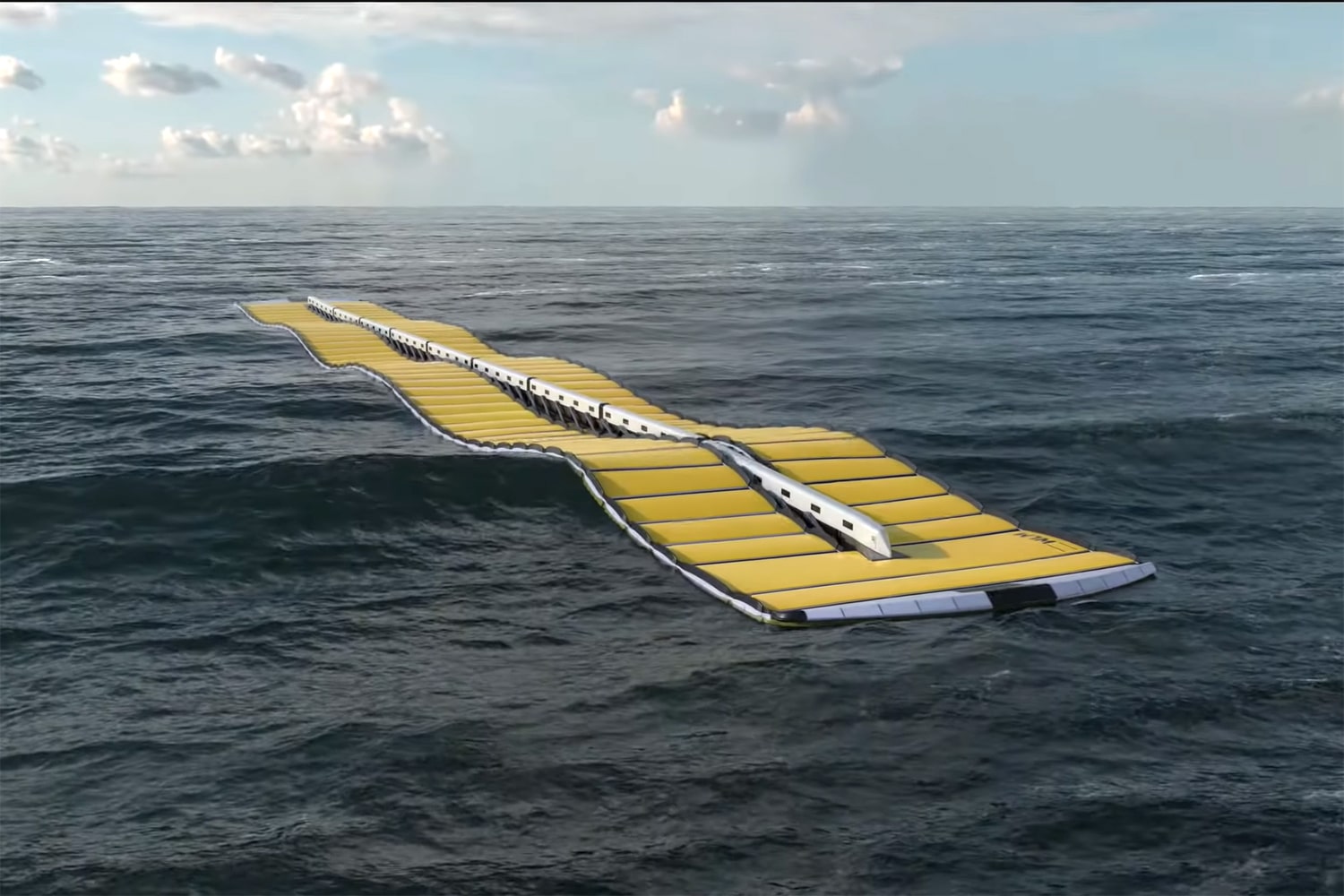 海面の“揺らぎ”を利用した低コストな波力発電機