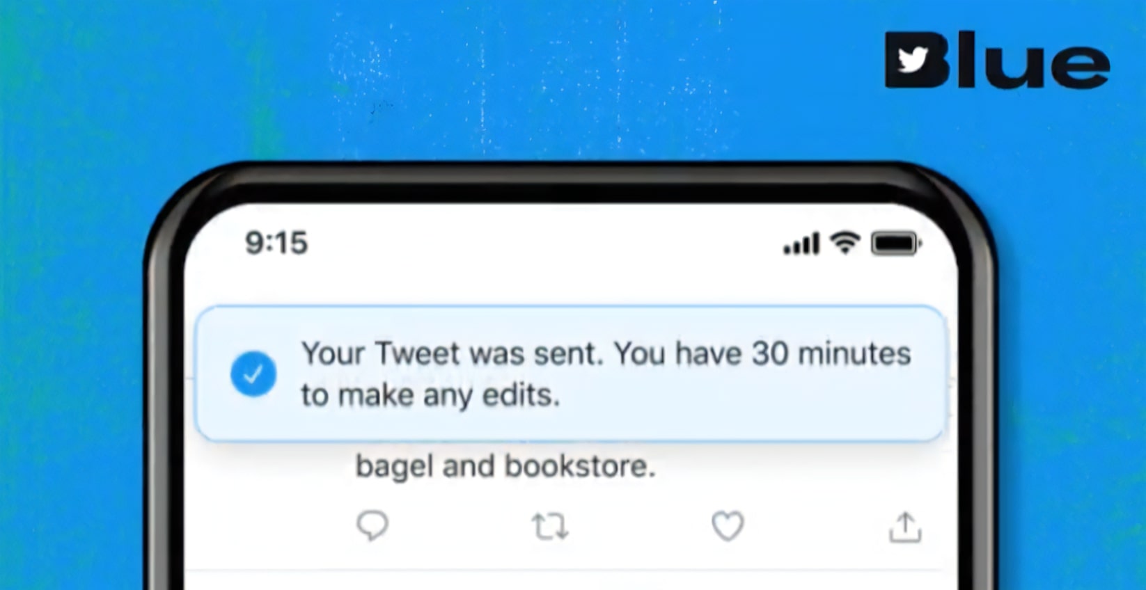 米Twitter、投稿済みツイートを修正できる「ツイート編集」ボタン提供開始─30分以内5回まで、有料プラン「Twitter Blue」で
