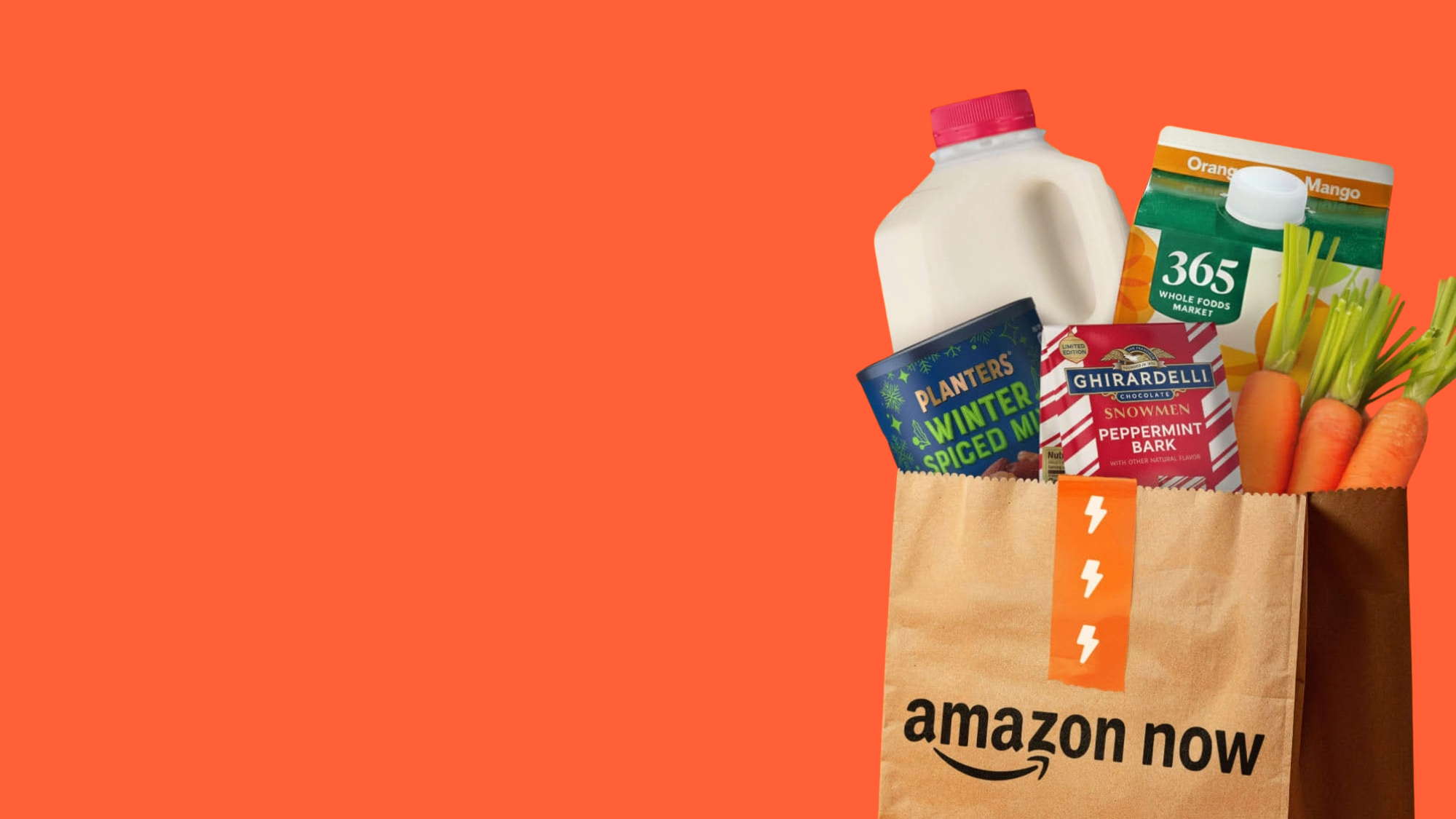 Amazon、新配送サービス「Amazon Now」のテストを開始―約30分で日用品・食品を即配達