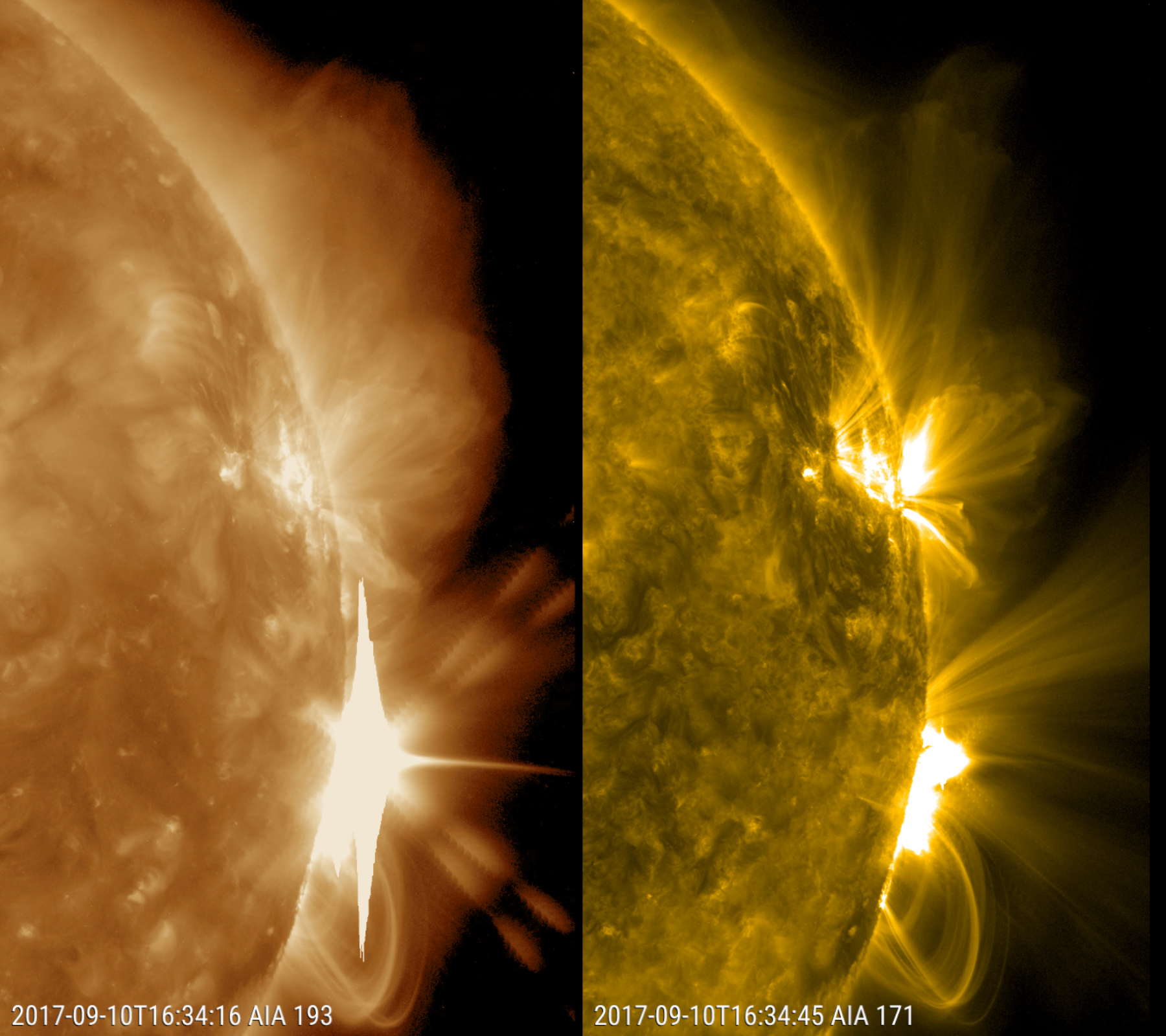 nasa solar flare PIA21958