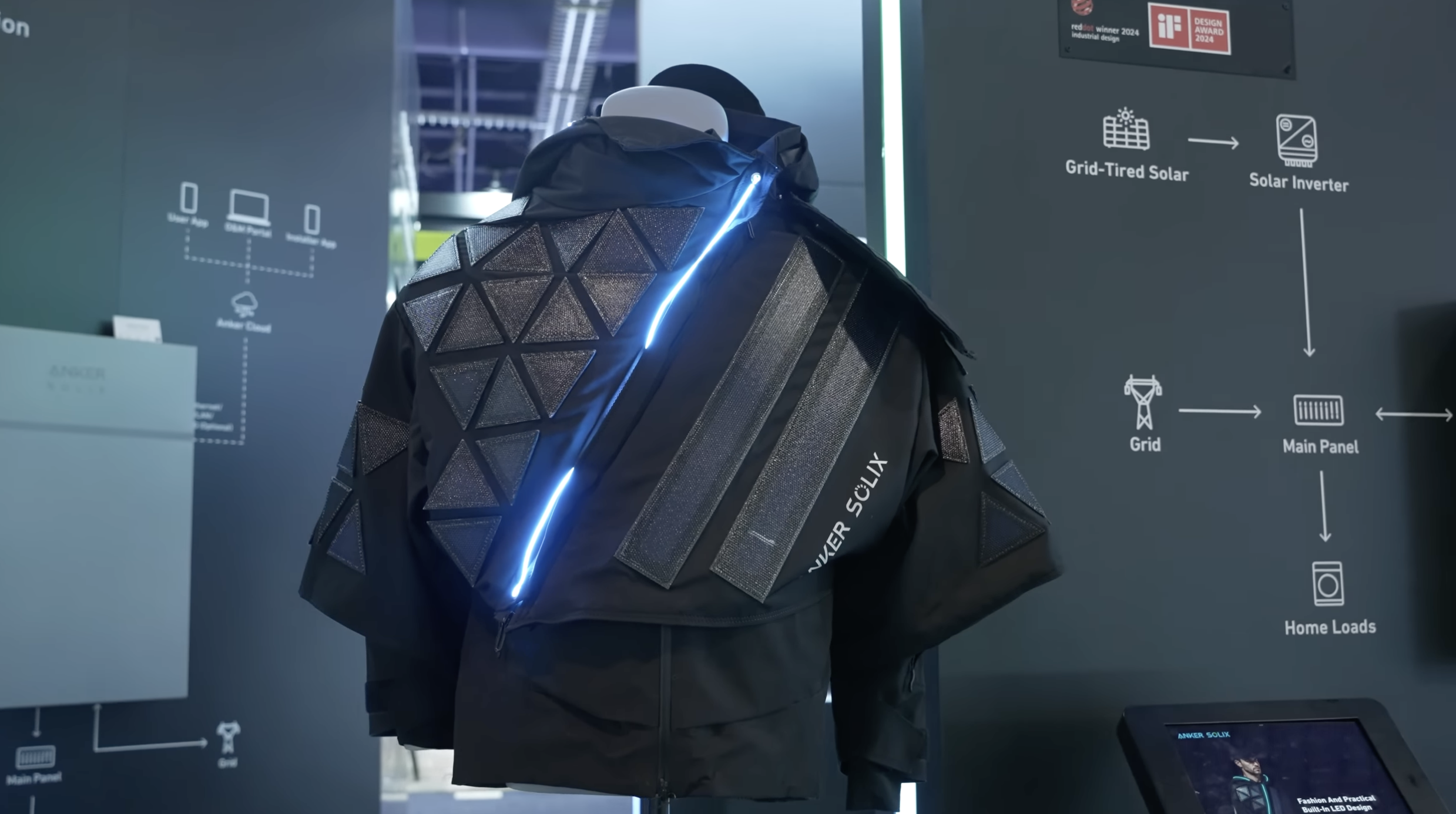 Anker、着用できるウェアラブルソーラーパネル「Solar Cloak」を公開―CES 2025