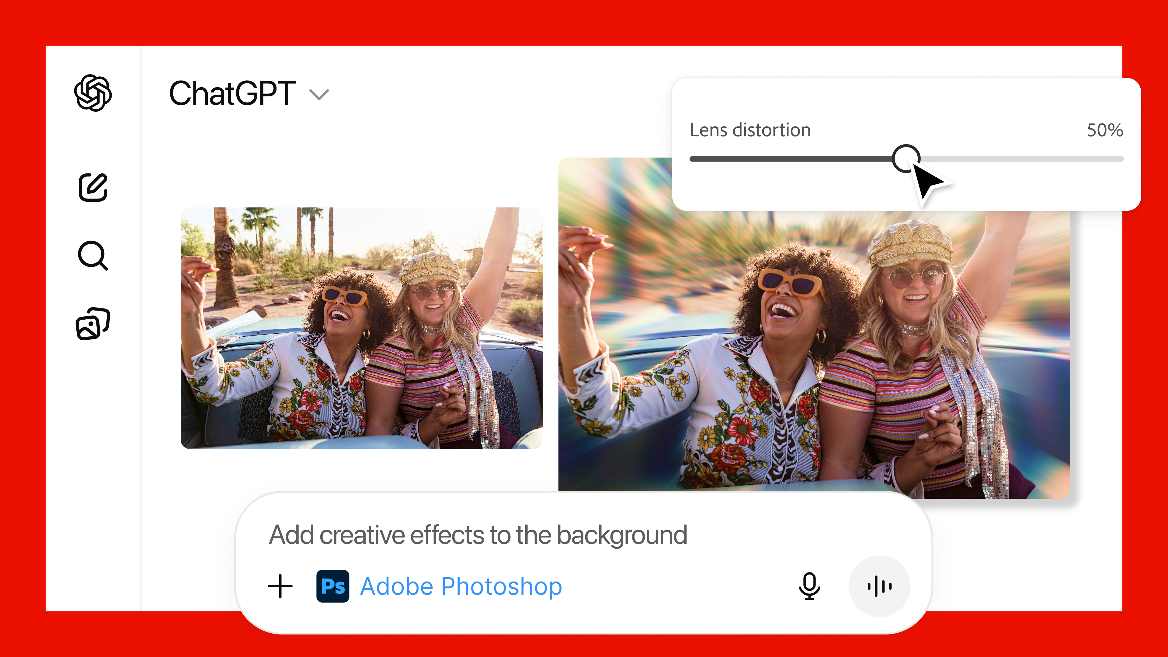 アドビ、ChatGPT向けにPhotoshopなど提供開始―編集機能を無料で利用可能