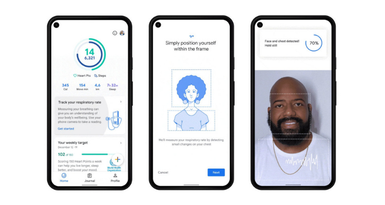 Google、スマホカメラだけで心拍数と呼吸数を測定できる機能の提供を発表