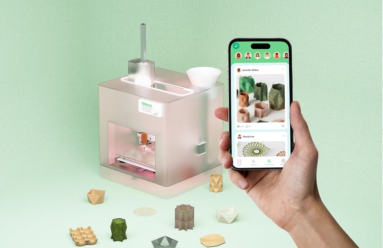 マサチューセッツ工科大学の研究チーム、食品廃棄物を食器に変えるAIを活用した3Dプリンターを開発