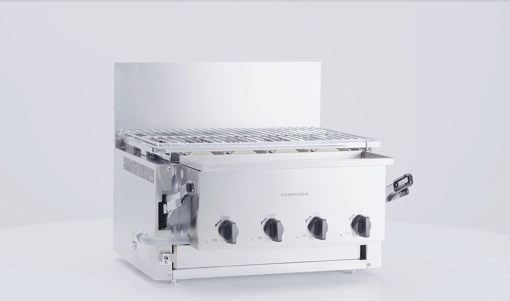 リンナイとトヨタ、水素を燃焼させて調理する「水素グリラー」を共同開発