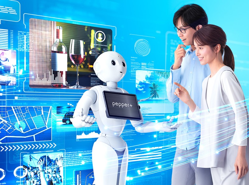 最先端AI・多彩な技術で応対性能が進化した人型ロボット