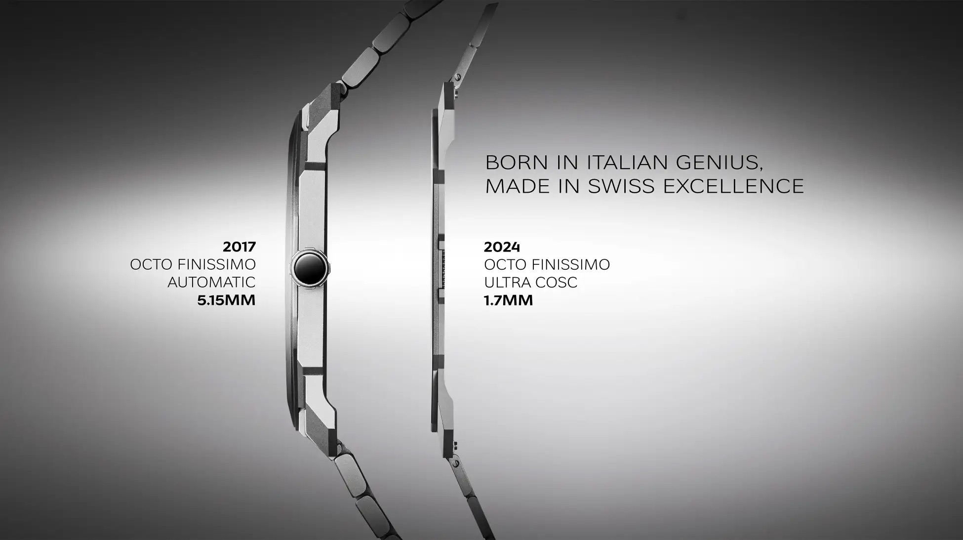 ブルガリ、世界最薄記録を更新─厚さ1.7mmの機械式腕時計「オクト フィニッシモ ウルトラ COSC」を発表