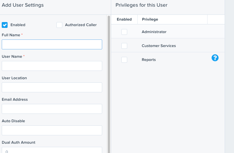 Add users in SmartPay