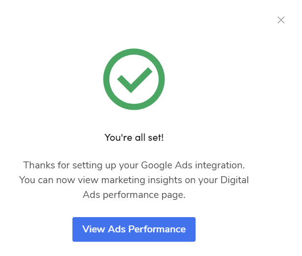 View-set-ads-performance-in-ads-integration