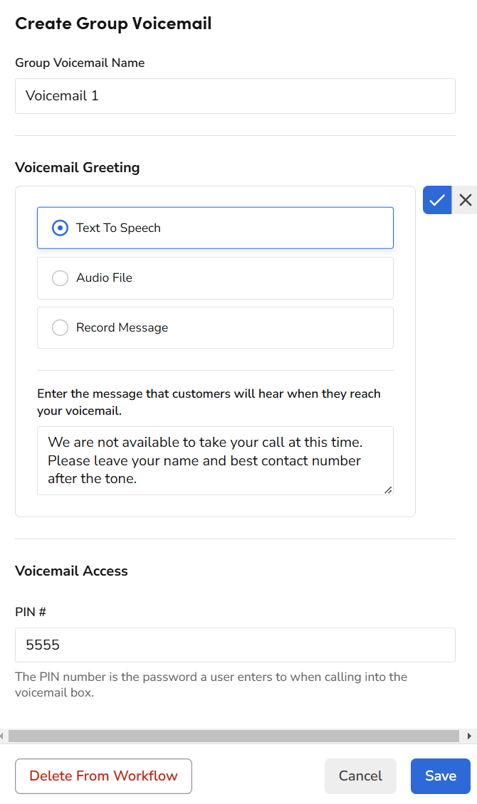 Voicemail Greeting Generator - Create in Minutes - Typecast