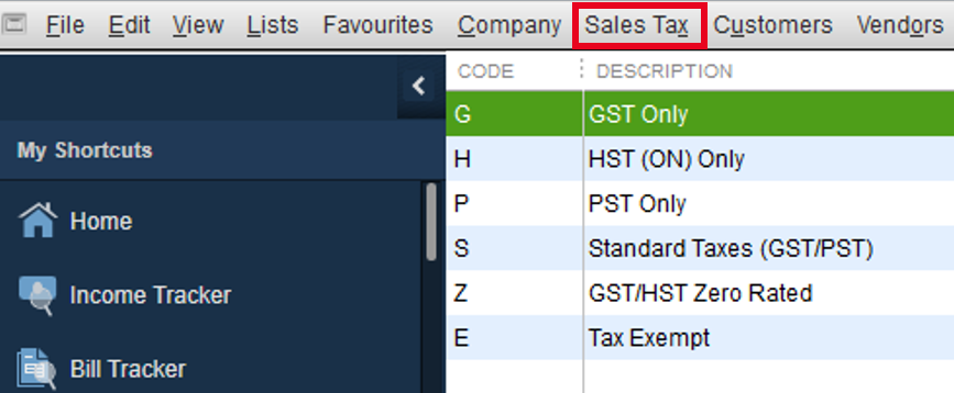 Sales Tax Canada 1