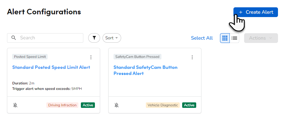 Create alert