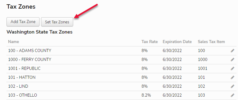 Washington State sales tax