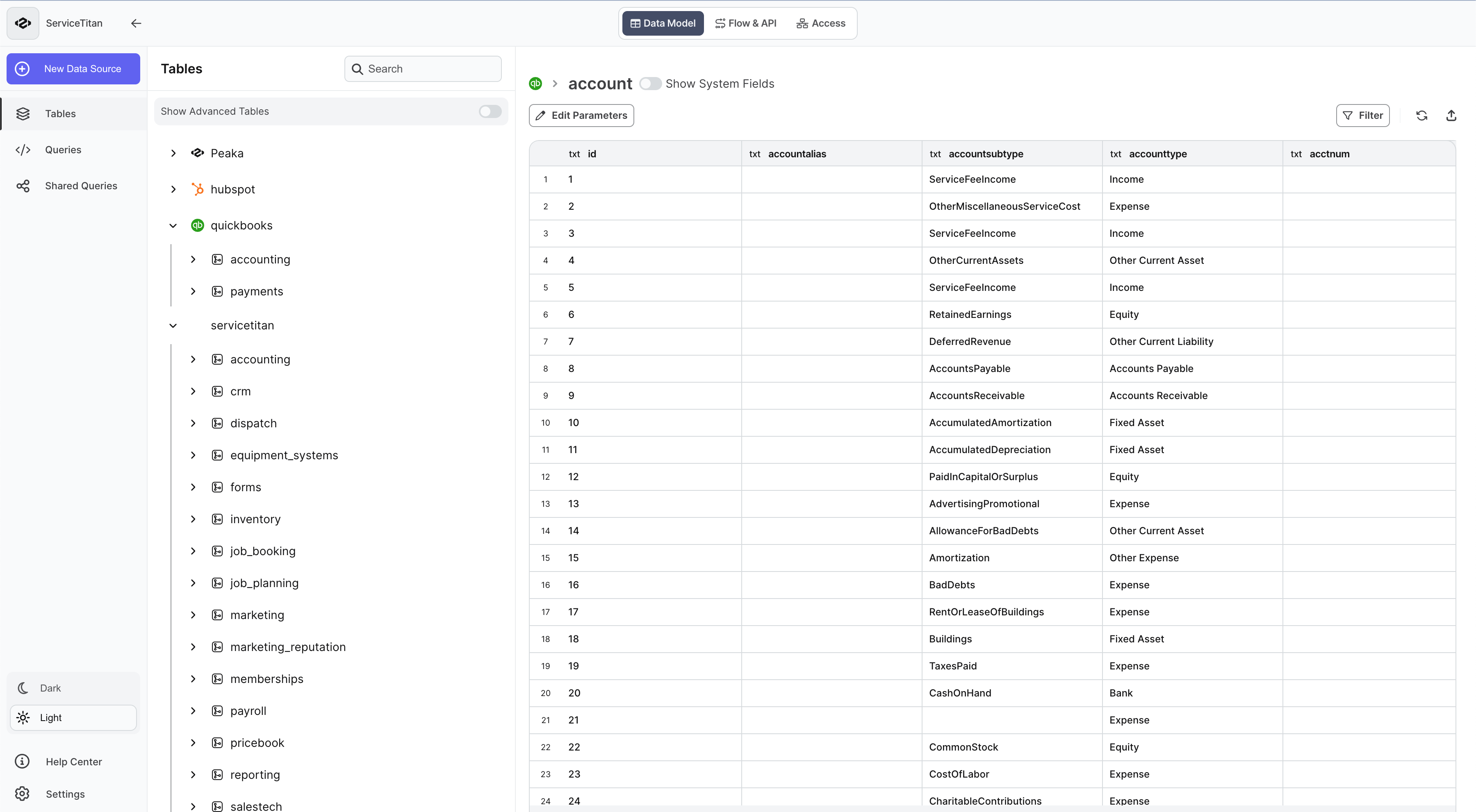 1 - Peaka - ServiceTitan - Quickbooks