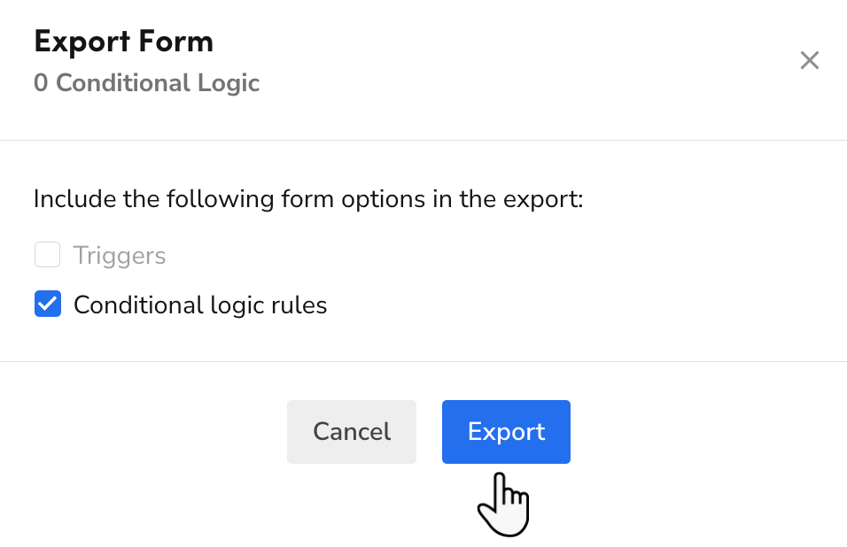 export-form