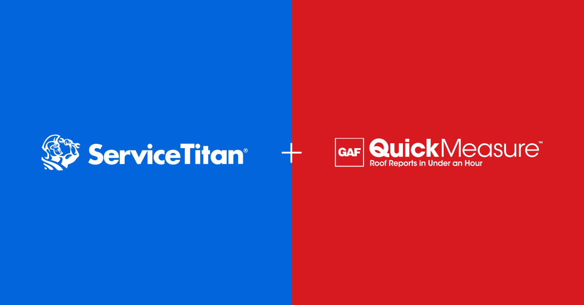 GAF QuickMeasure ServiceTitan Partnership