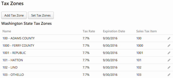 Washington State Sales Tax