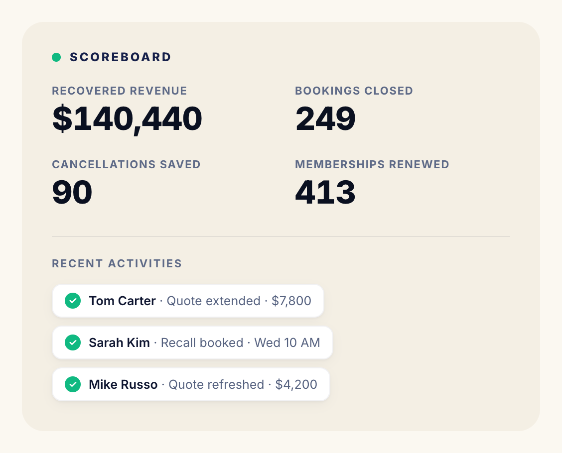 ServiceTitan-Native, with a Revenue Scoreboard: 