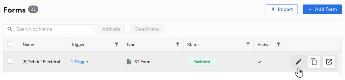 Create a form in ServiceTitan