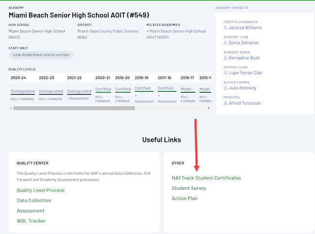 NAFTrack Student Certificates 4