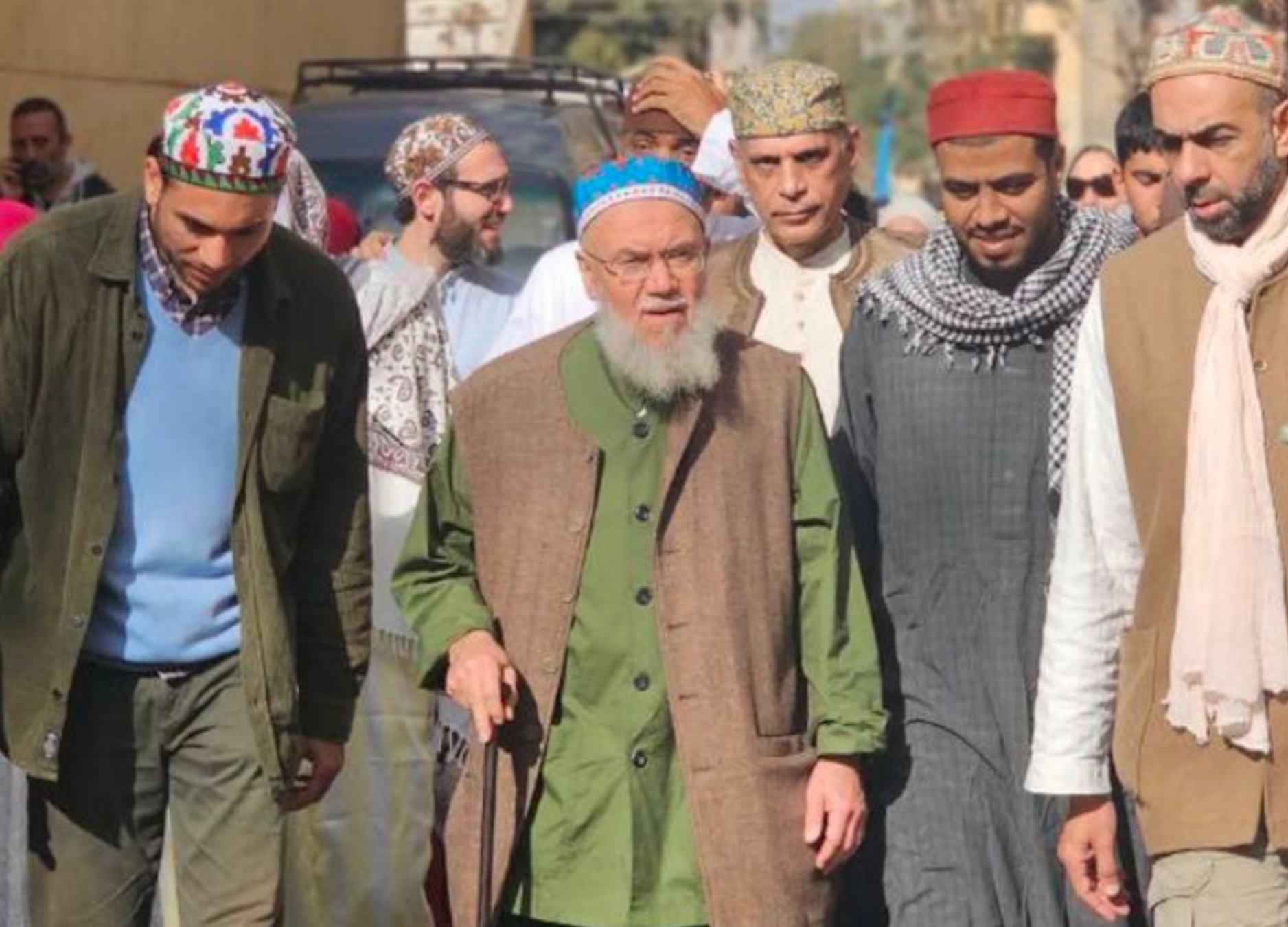 Shaykh Mehmet, honoré au Syndicat al-Ashraf