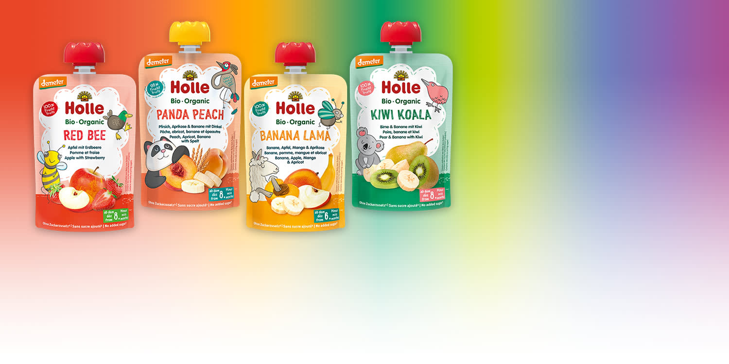 Holle Quetschies für kleine Entdecker & grosse Geniesser