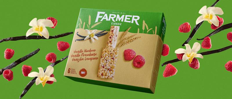 Prova gratis le Farmer vaniglia-lamponi