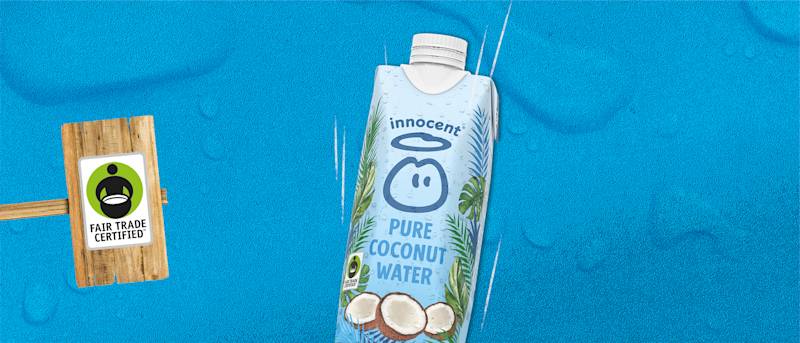 Prova gratuita: acqua di cocco 100% fair trade