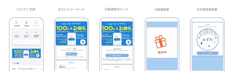 ビューカード キャンペーンフロー