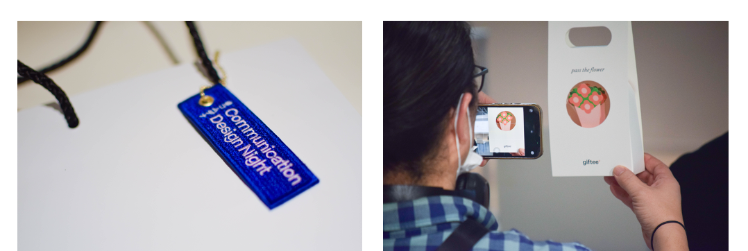 コムデナ特製ワッペンホルダーとpass the flower